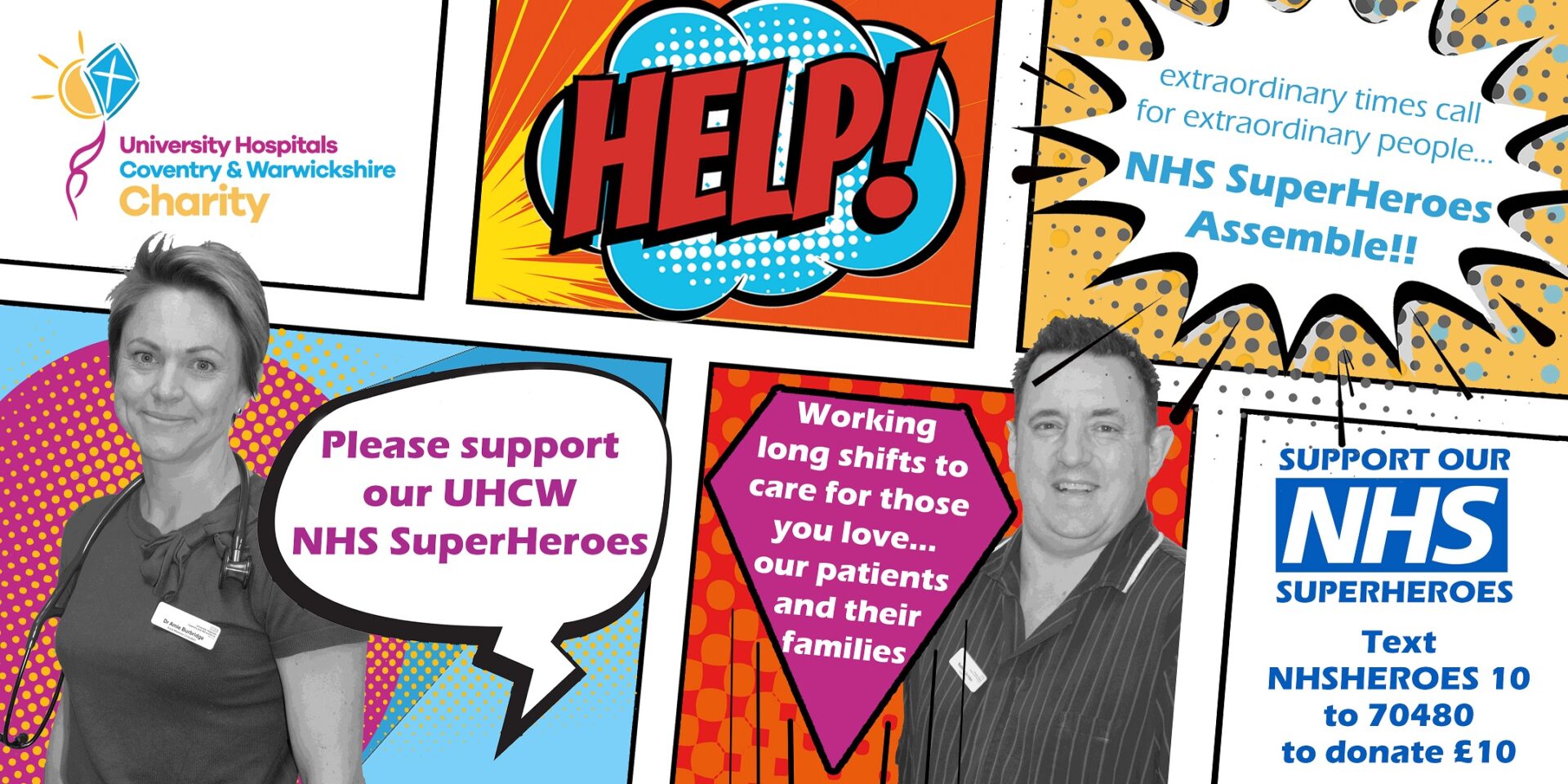 UHCW Charity's Marvel-lous Superhero Appeal For NHS Workers - NHS ...