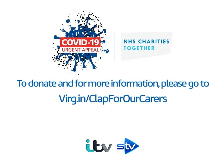 ITV gives air time to Covid-19 Urgent Appeal as nation pays tribute to our NHS