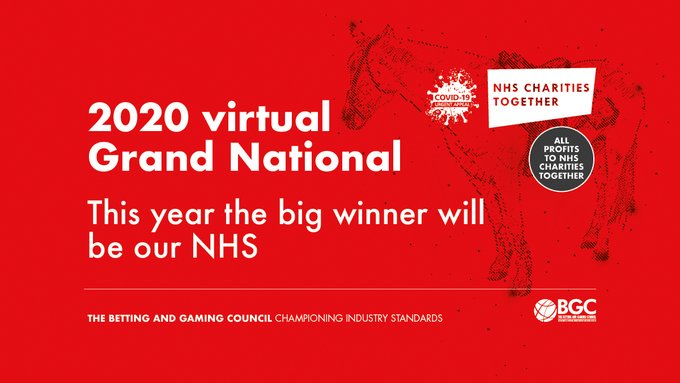 Virtual Grand National supports Covid-19 Urgent Appeal