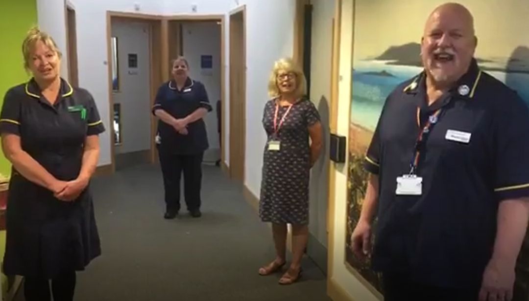 NHS staff say thank you for Covid-19 Appeal funding