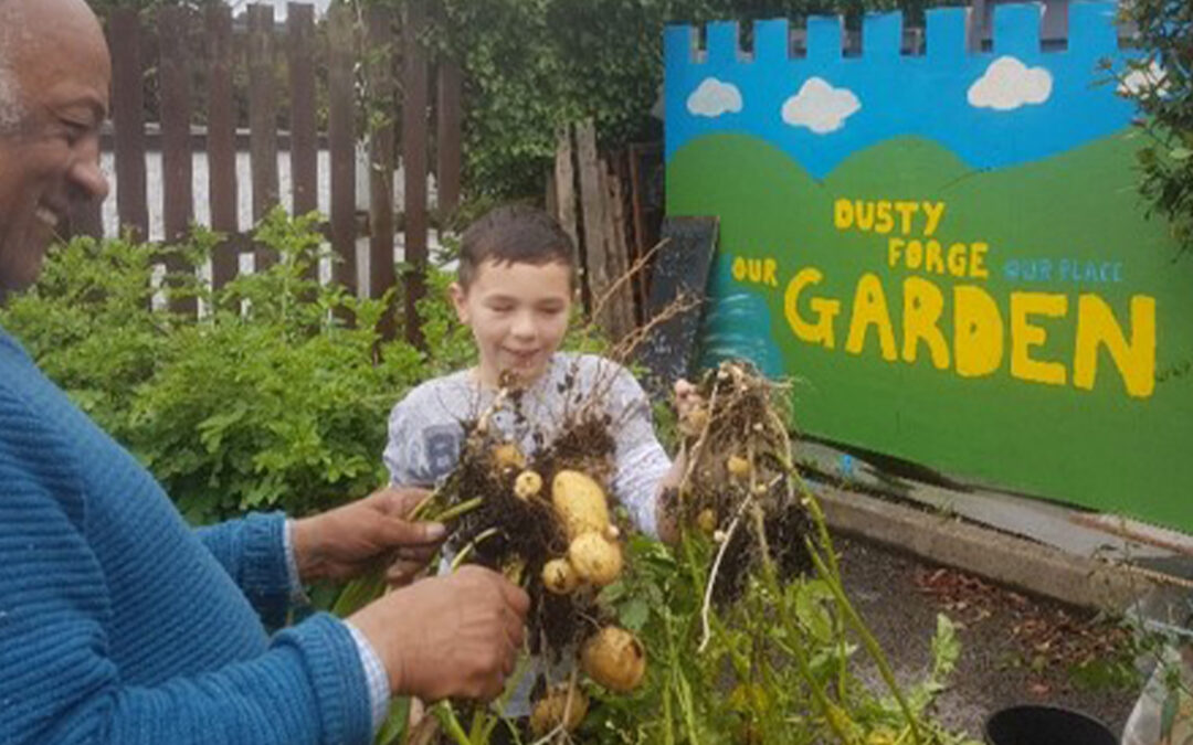 Improving the health and wellbeing of local people in Cardiff through community gardening project