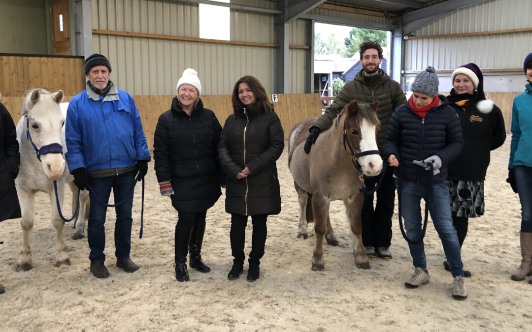 Horses Bring Smiles to NHS Staff and Young Patients